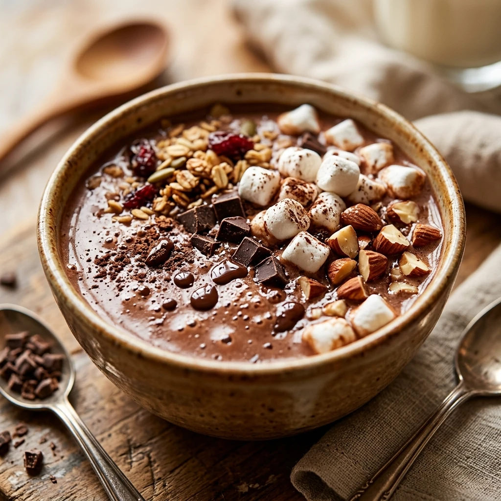 Cottage Cheese Hot Chocolate Bar – High Protein Toppings