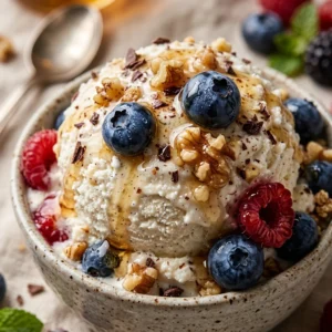Cottage Cheese Ice Cream High Protein 30g+ Easy Low Carb Meal Prep