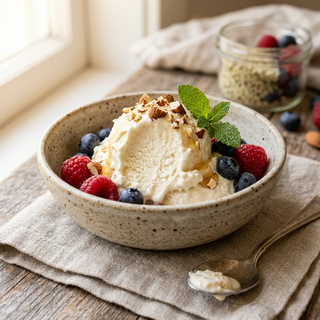 Cottage Cheese Ice Cream High Protein 30g+ Easy Low Carb Meal Prep