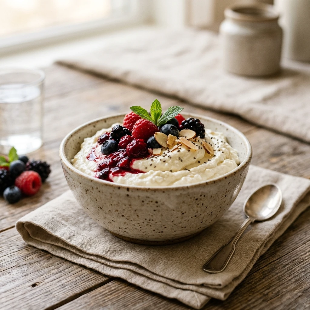 Cottage Cheese Mousse High Protein 30g+ Easy Meal Prep Low Carb