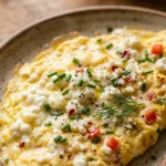 Cottage Cheese Omelette Breakfast 20g+ Protein Meal Prep Easy High Protein