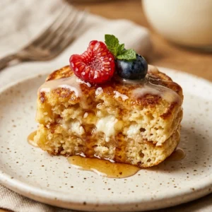 Cottage Cheese Pancake Bites High Protein Mini Kids Love