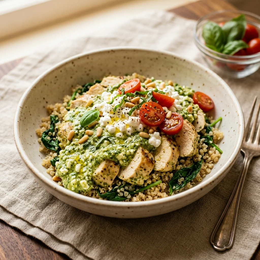 Cottage Cheese Pesto Chicken Weight Loss