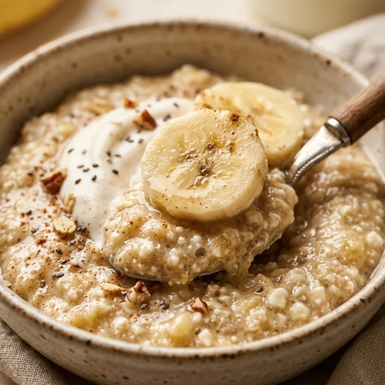 Cottage Cheese Protein Banana Pudding - Low Carb