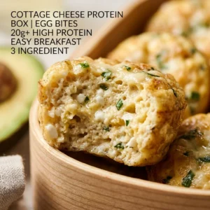 Cottage Cheese Protein Box Egg Bites 20g+ High Protein Easy Breakfast 3 Ingredient