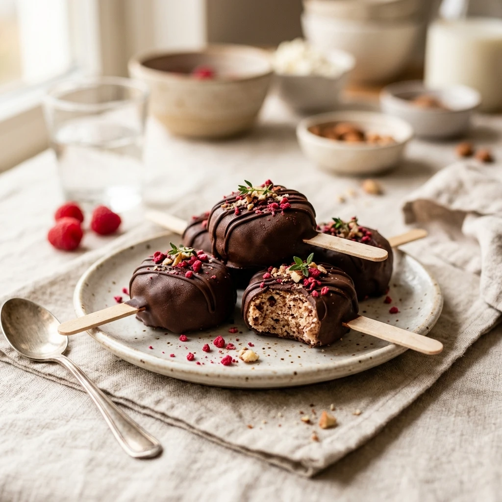 Cottage Cheese Protein Cake Pops - Low Carb