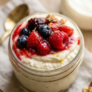 Cottage Cheese Protein Cheesecake Cups No Bake