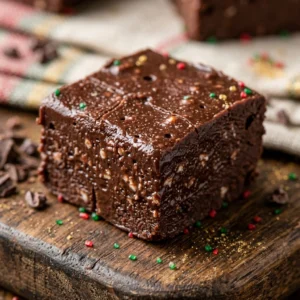 Cottage Cheese Protein Christmas Fudge - 3 Ingredients