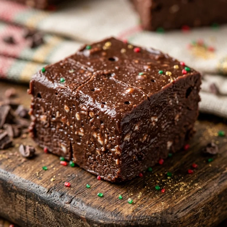 Cottage Cheese Protein Christmas Fudge - 3 Ingredients