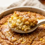 Cottage Cheese Protein Cornbread Pudding - Sweet