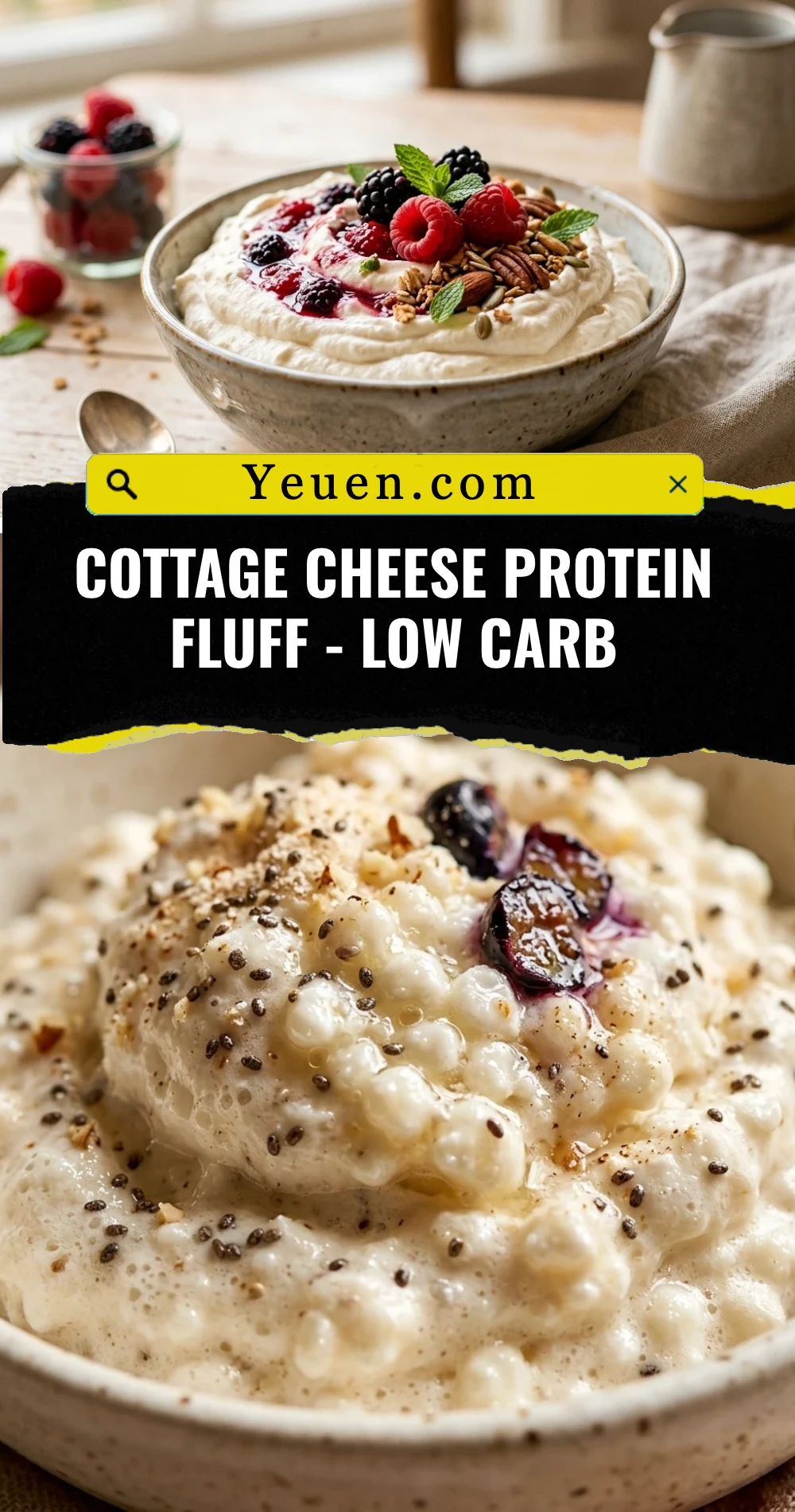 Cottage Cheese Protein Fluff - Low Carb