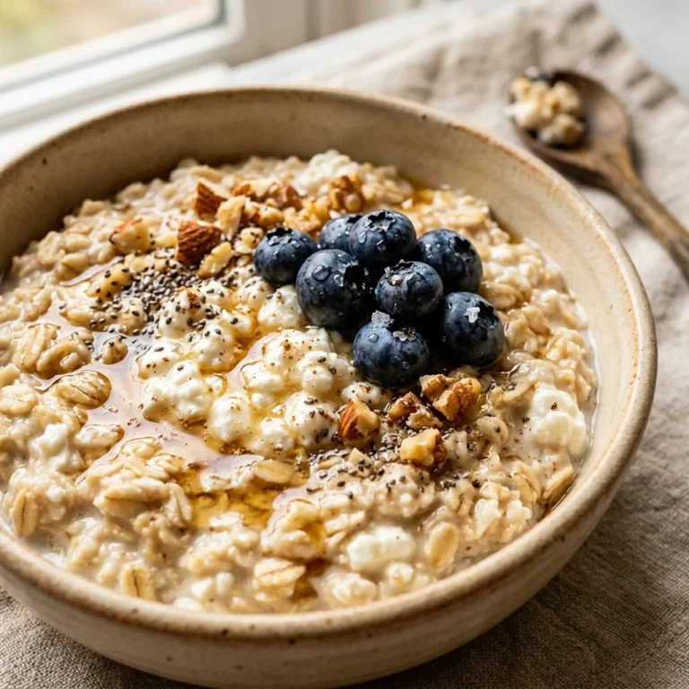 Cottage Cheese Protein Oats Overnight 25g No Powder