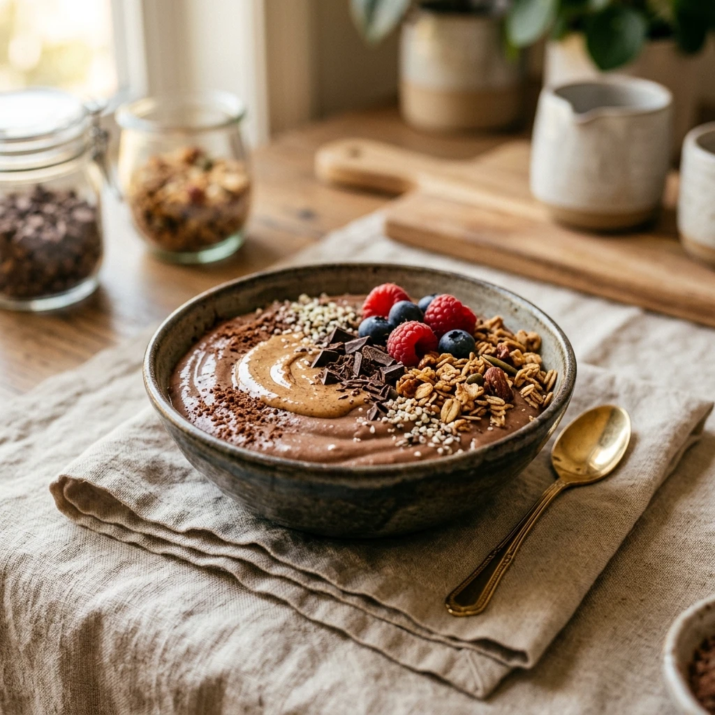 Cottage Cheese Protein Pudding Chocolate High Protein