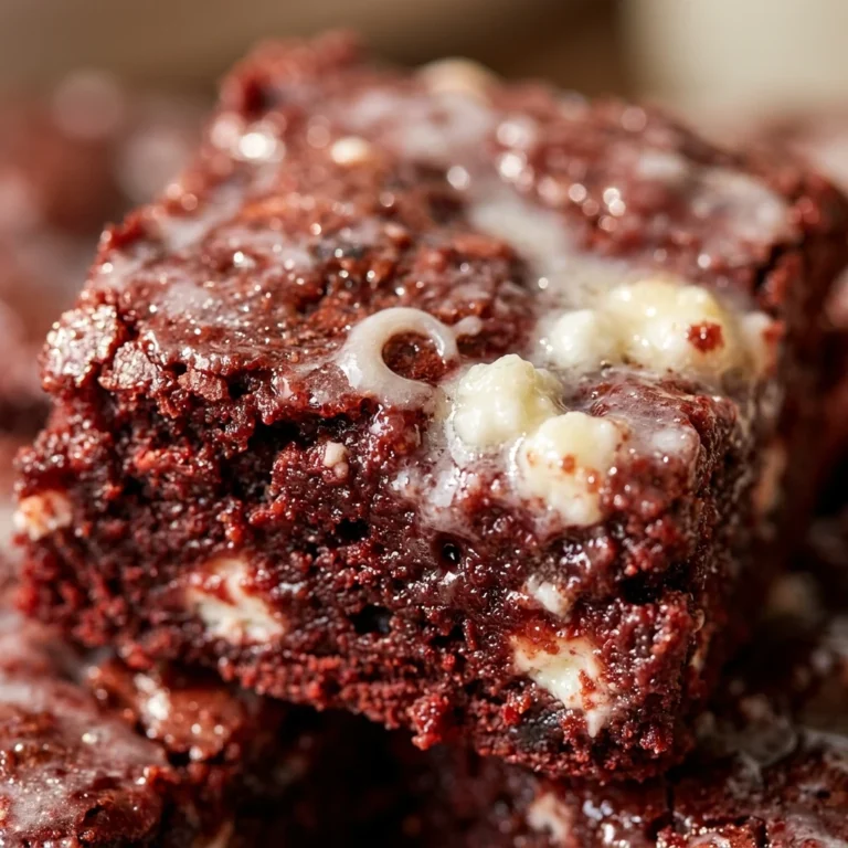 Cottage Cheese Red Velvet Brownies High Protein Low Carb