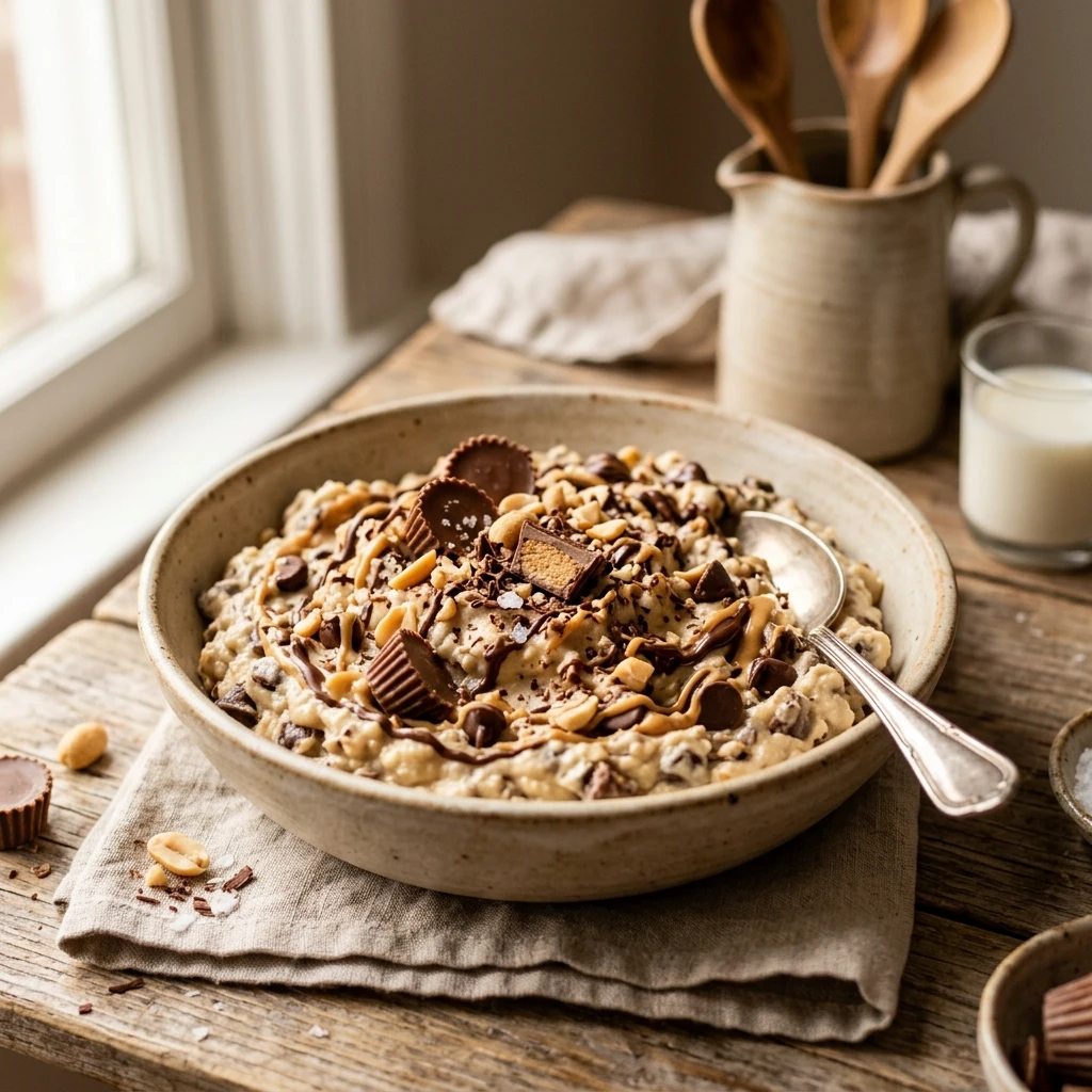 Cottage Cheese Reese's Cookie Dough High Protein Viral