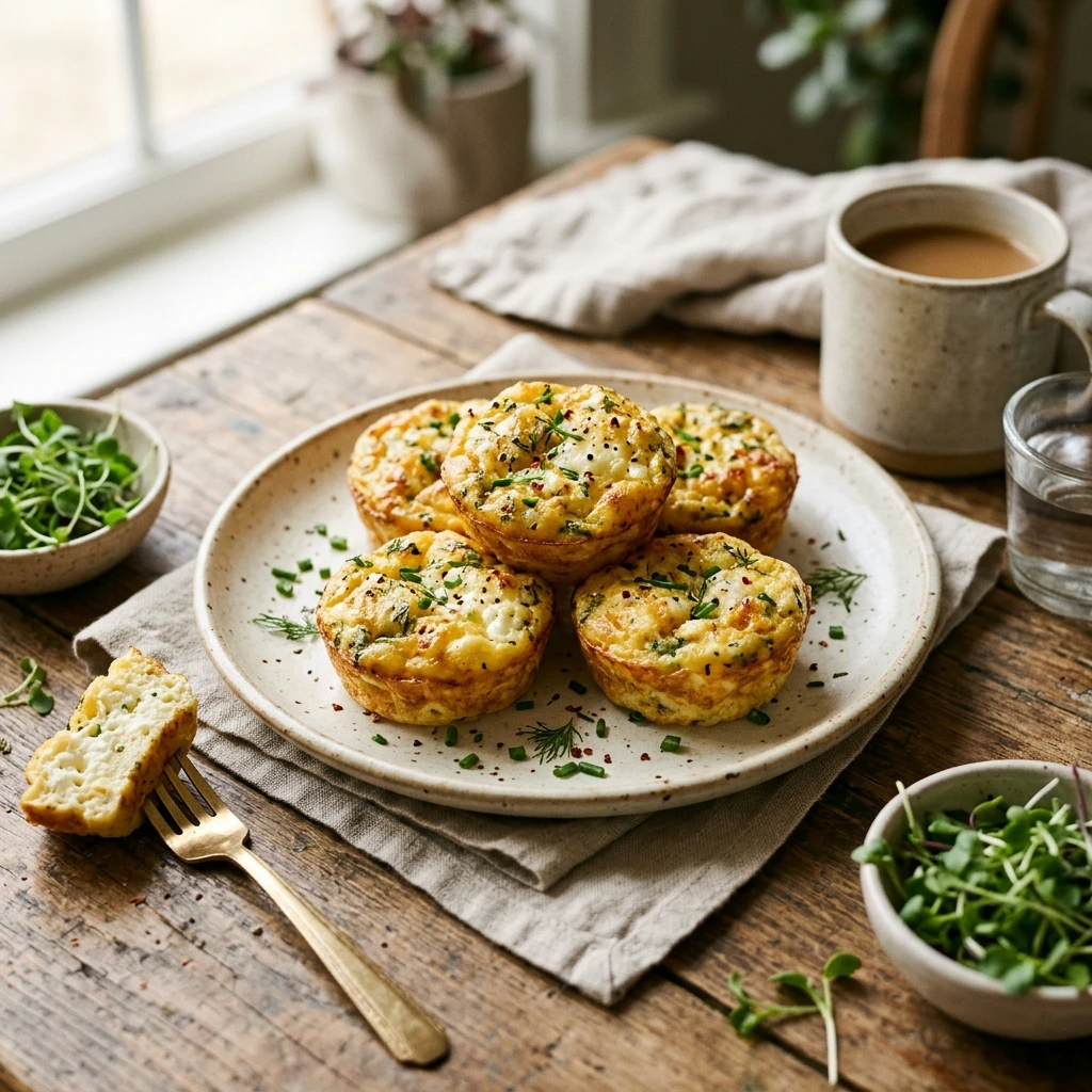Cottage Cheese Scramble Egg Bites 20g+ High Protein Easy Breakfast 3 Ingredient