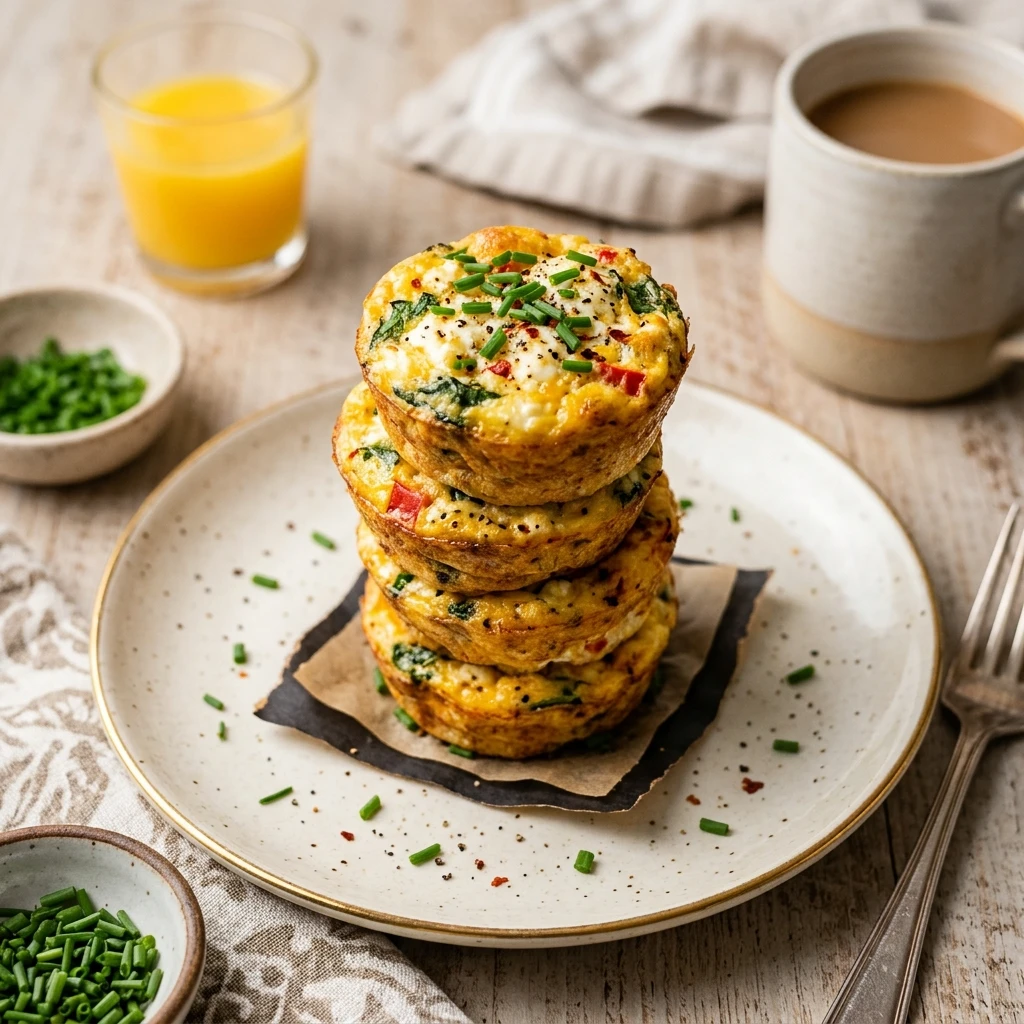Cottage Cheese Scramble Egg Bites 20g+ Protein Easy High Protein Breakfast