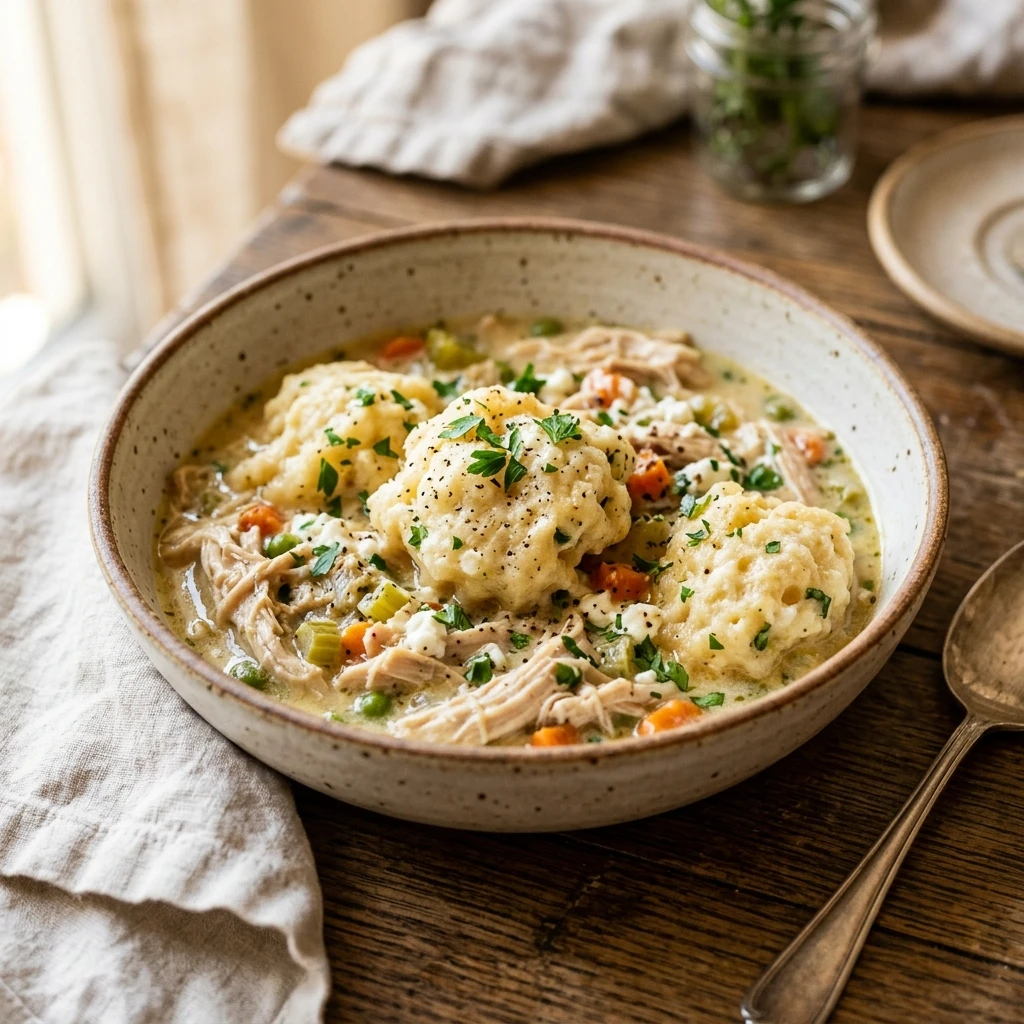 Cottage Cheese Slow Cooker Chicken And Dumplings High Protein