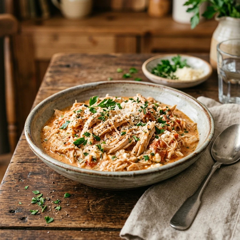 Cottage Cheese Slow Cooker Chicken Healthy High Protein