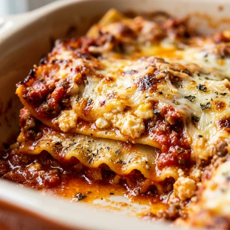 Cottage Cheese Slow Cooker Lasagna High Protein Healthy