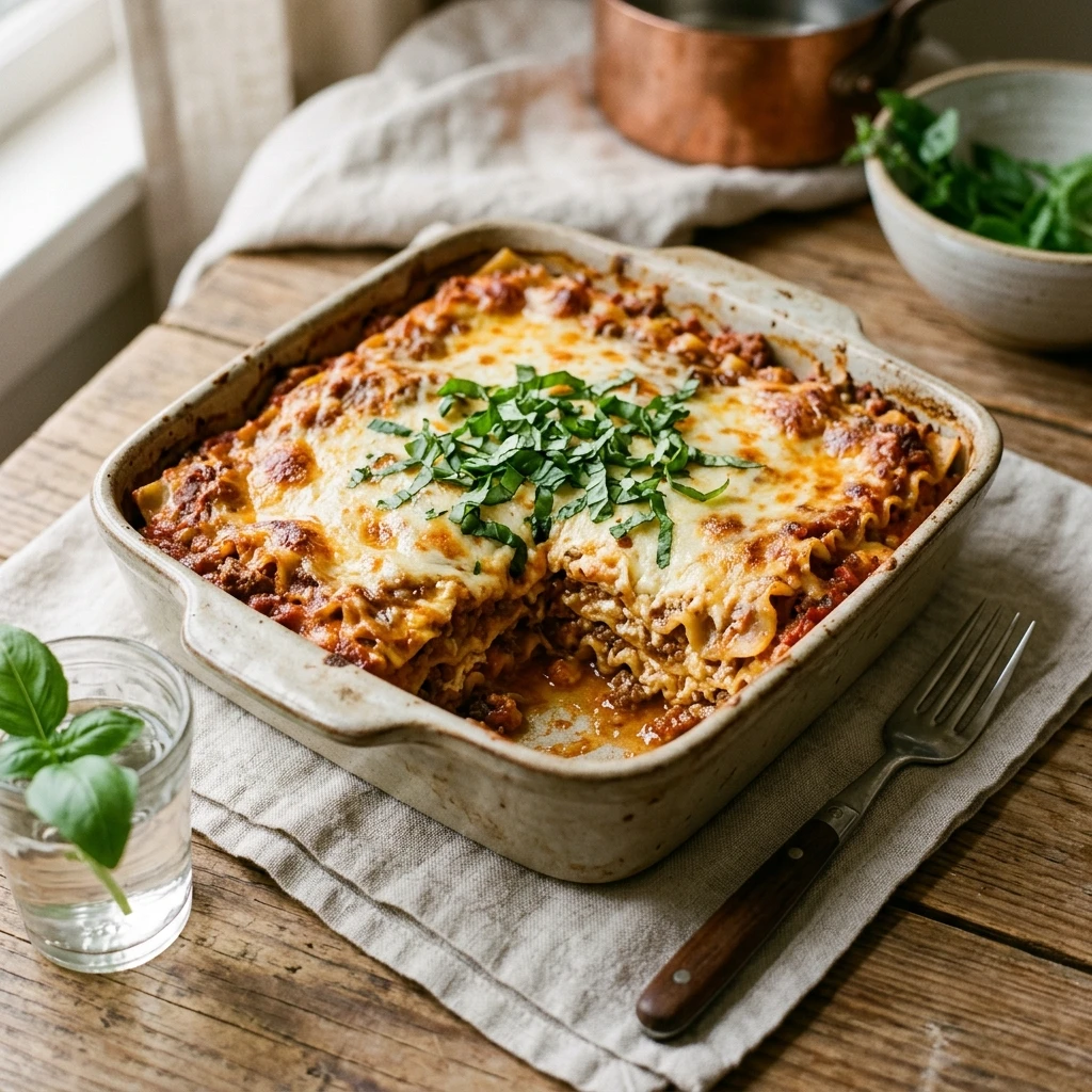 Cottage Cheese Slow Cooker Lasagna High Protein Healthy