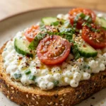 Cottage Cheese Toast High Protein 30g+ Easy Low Carb Meal Prep