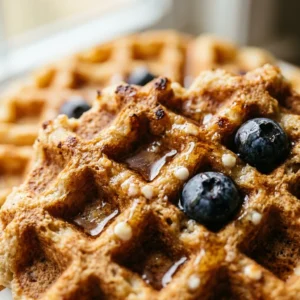 Cottage Cheese Waffles High Protein 3 Ingredients