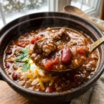 Cozy Beef Chili Snow Day Crockpot