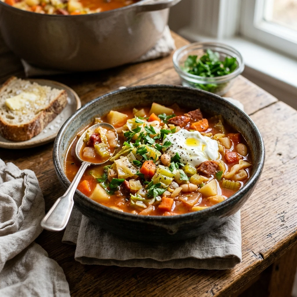 Cozy Cabbage Soup Easy One Pot Budget Family