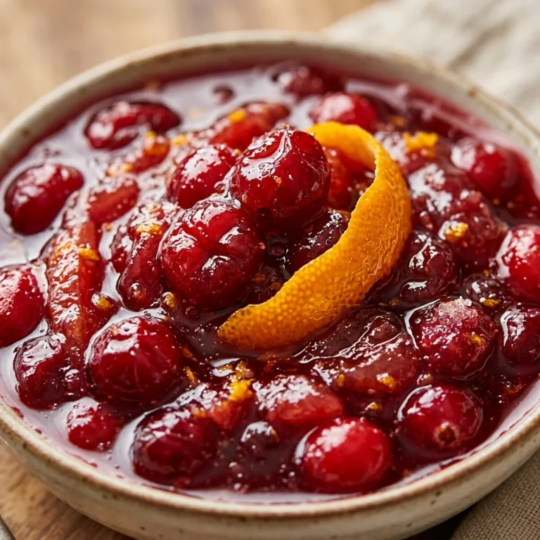 Cranberry Orange Sauce For Turkey