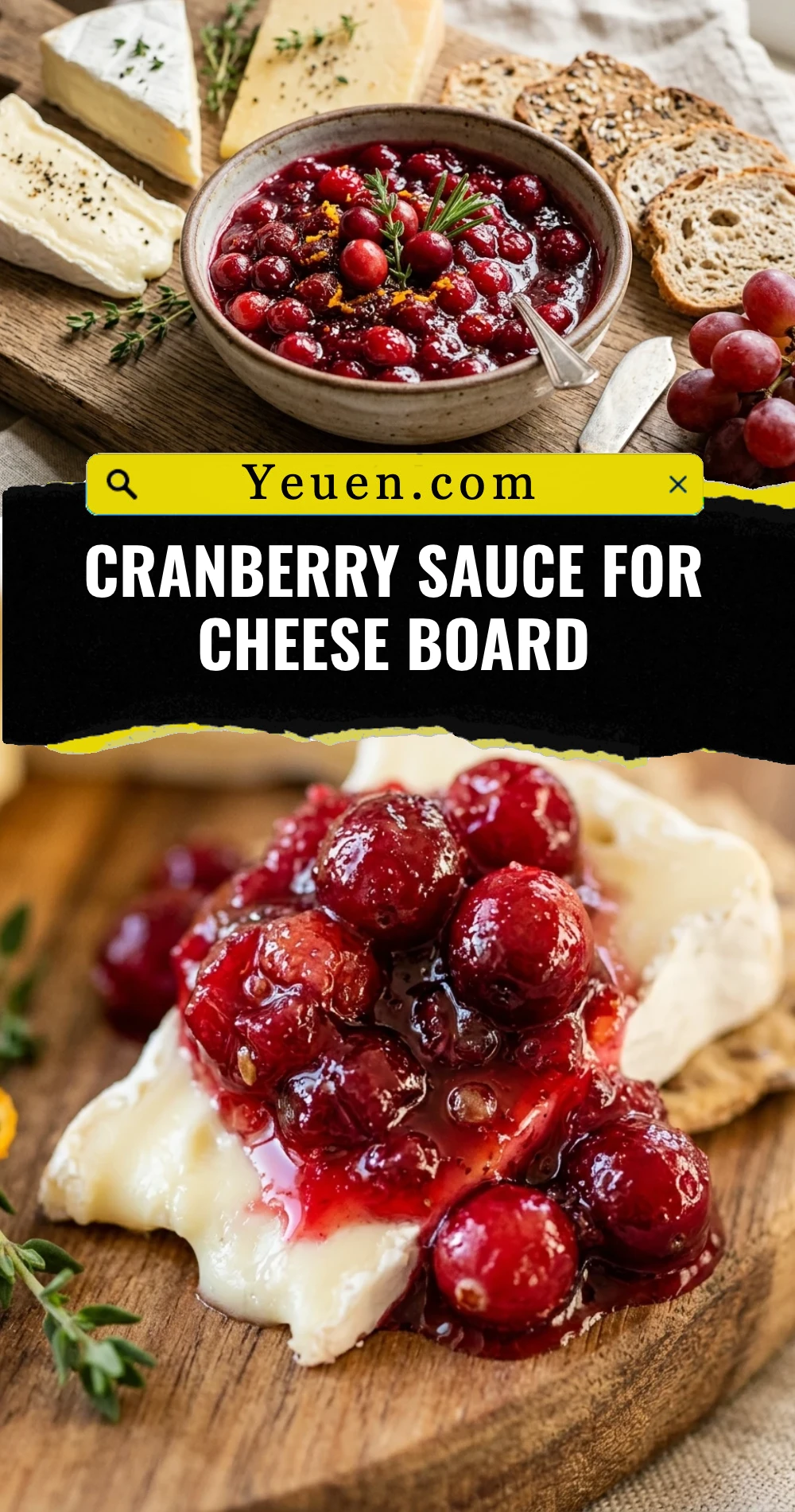 Cranberry Sauce For Cheese Board