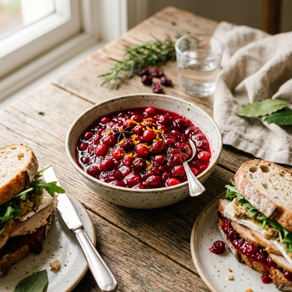 Cranberry Sauce For Leftover Sandwiches