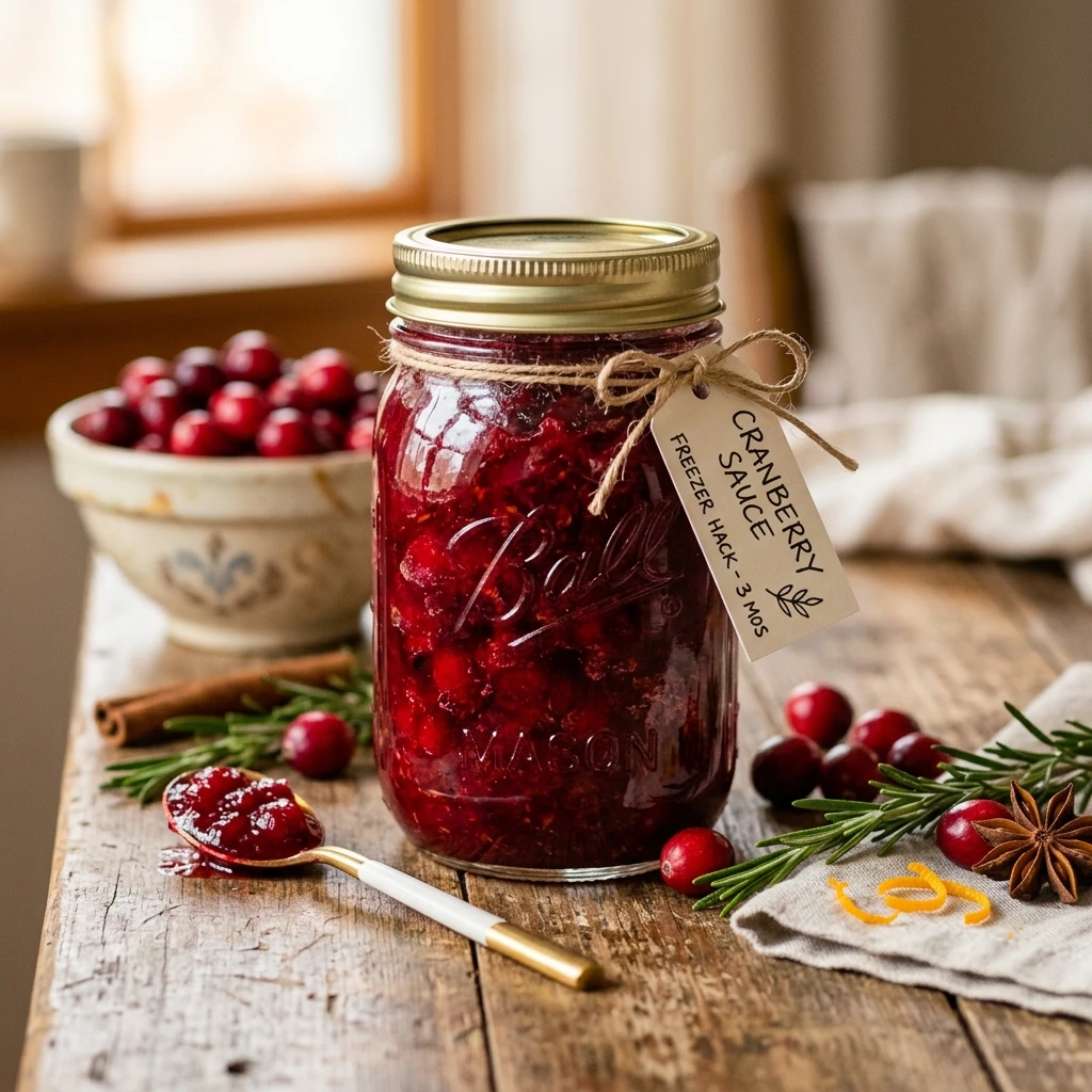 Cranberry Sauce Freezer Hack That Lasts 3 Months