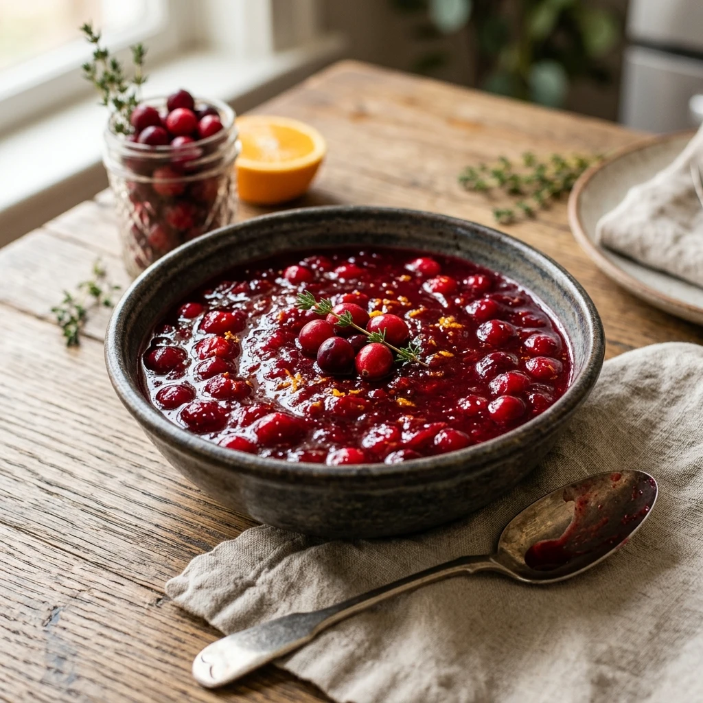 Cranberry Sauce Hack With 3 Ingredients Only