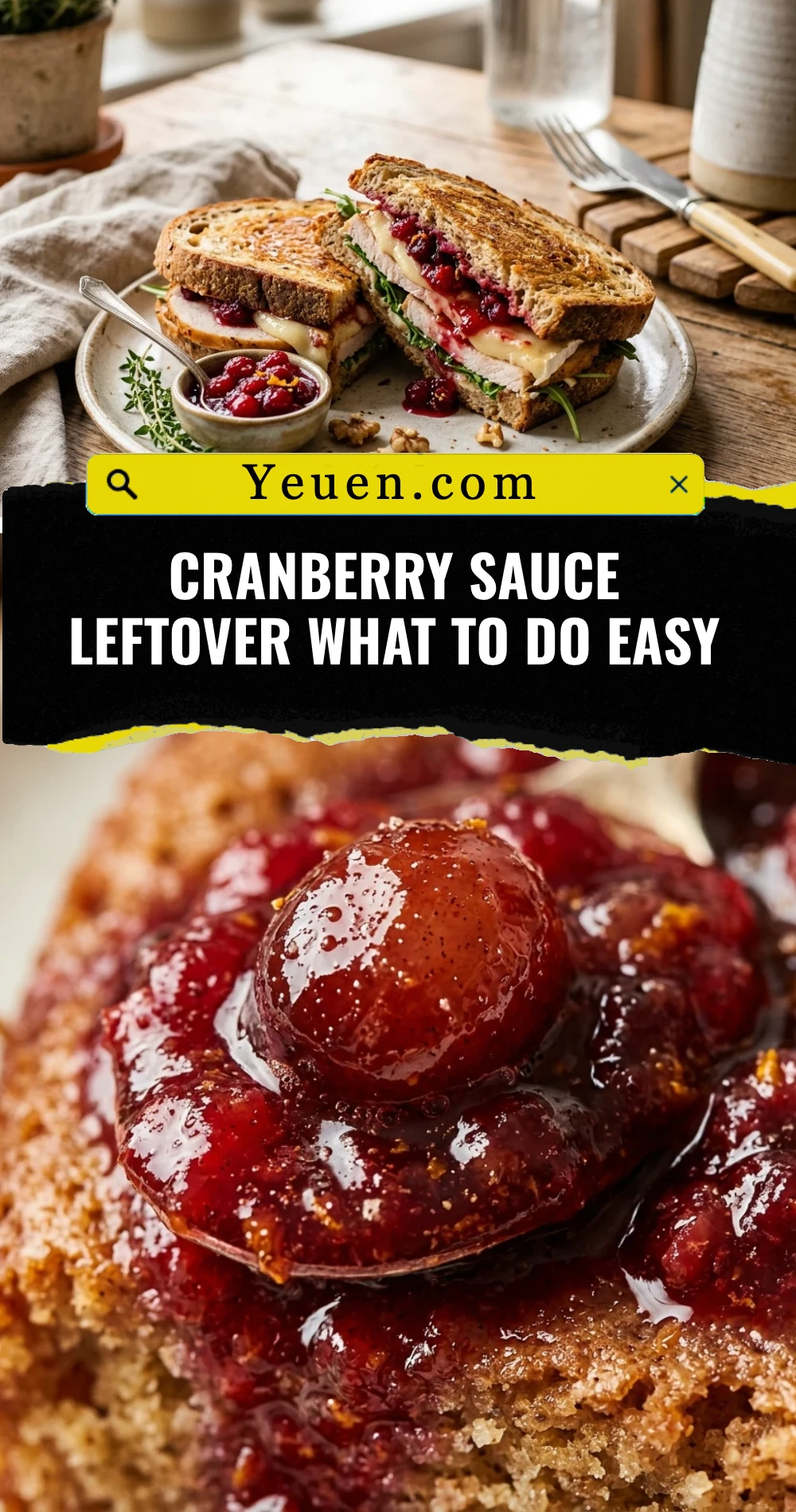 Cranberry Sauce Leftover What To Do Easy