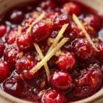 Cranberry Sauce With Fresh Ginger