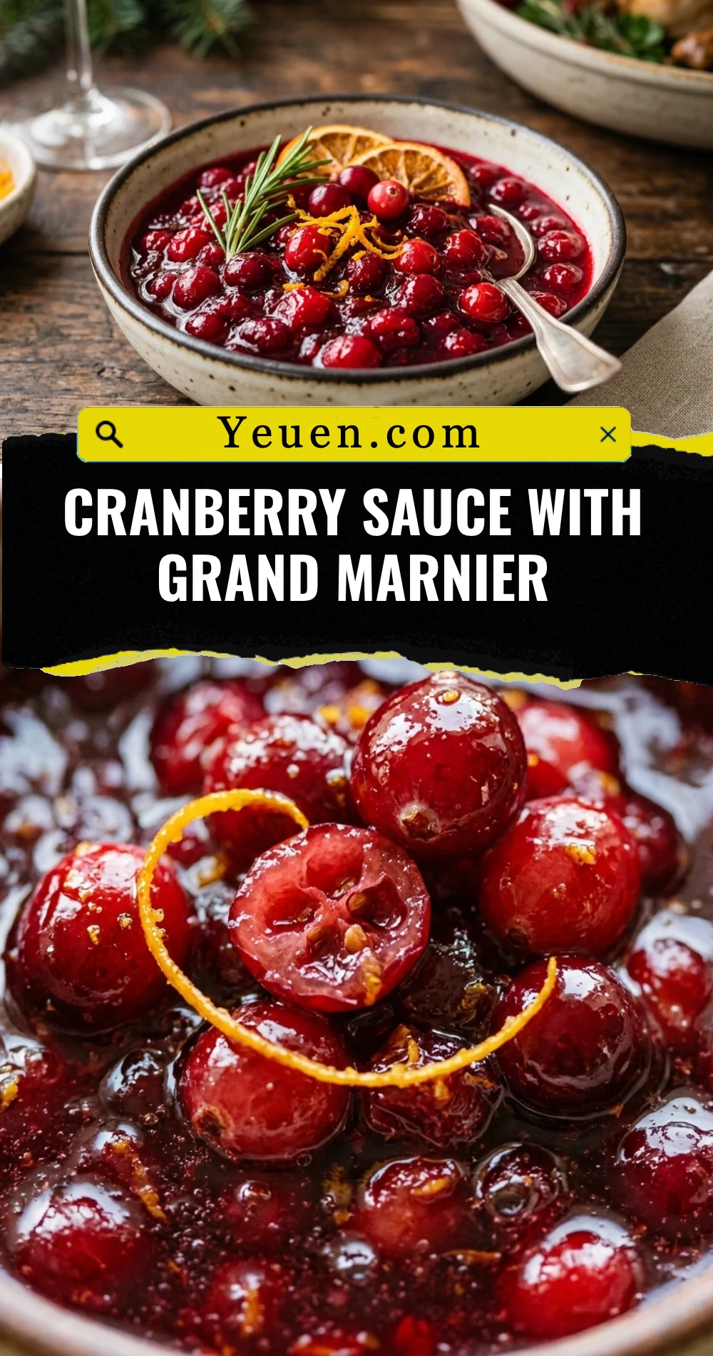Cranberry Sauce With Grand Marnier