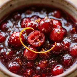 Cranberry Sauce With Grand Marnier