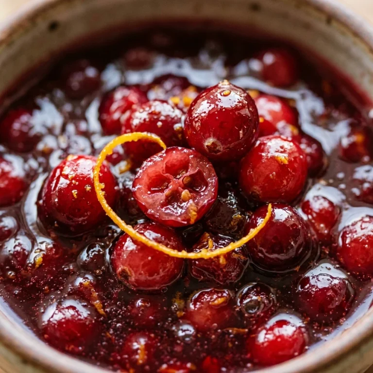 Cranberry Sauce With Grand Marnier