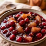 Cranberry Sauce With Pears Fall Flavor