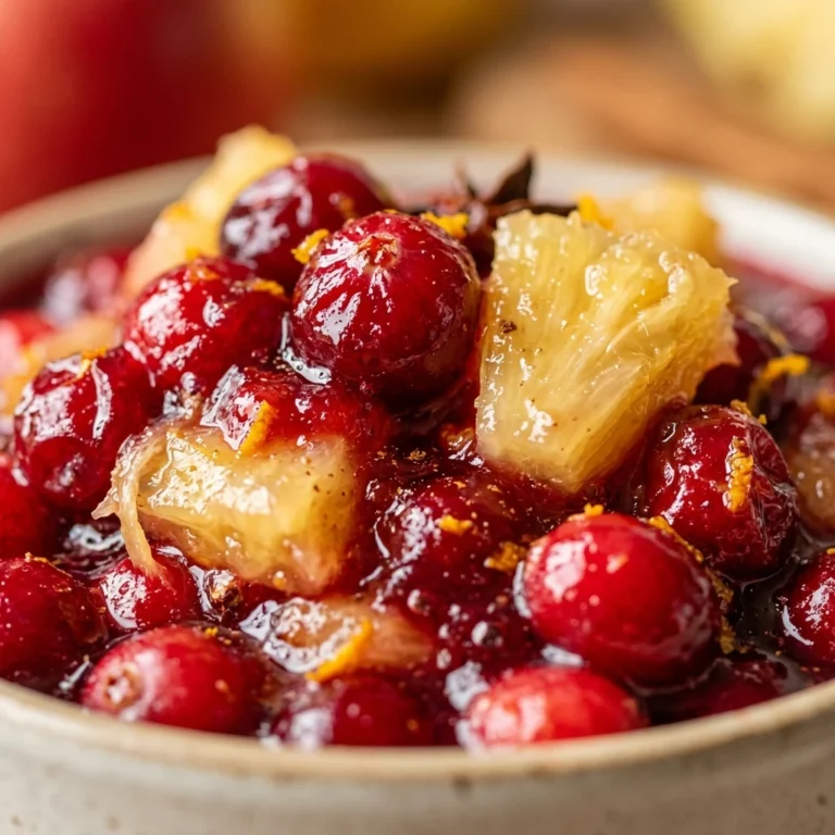 Cranberry Sauce With Pineapple Tropical Twist