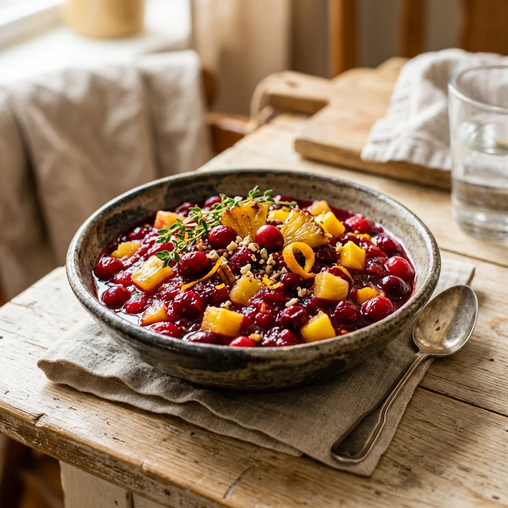 Cranberry Sauce With Pineapple Tropical Twist