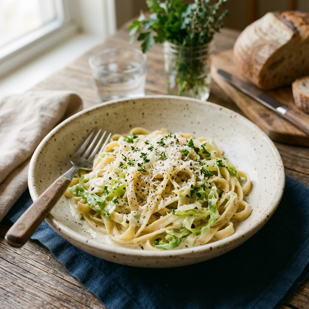 Creamy Cabbage Alfredo One Pot Budget 2026 Easy Gut Healthy