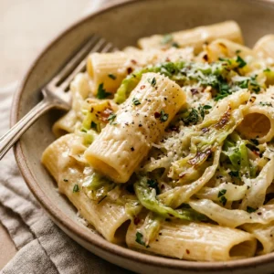 Creamy Cabbage Pasta Tuscan Easy Budget $10 Feed Family 4