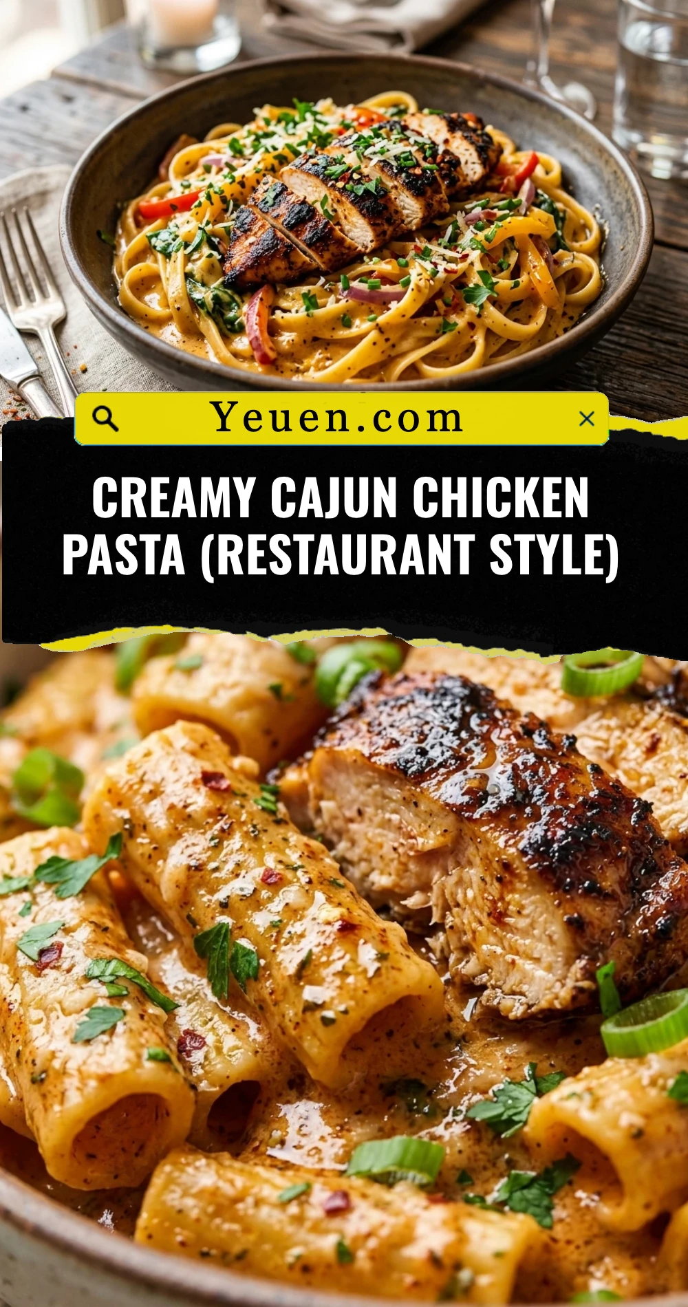 Creamy Cajun Chicken Pasta (Restaurant Style)