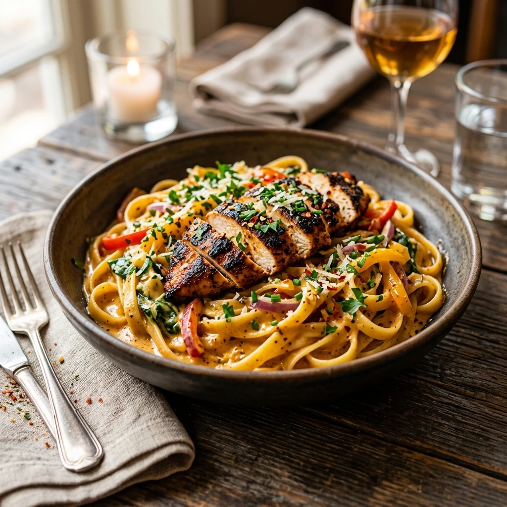 Creamy Cajun Chicken Pasta (Restaurant Style)