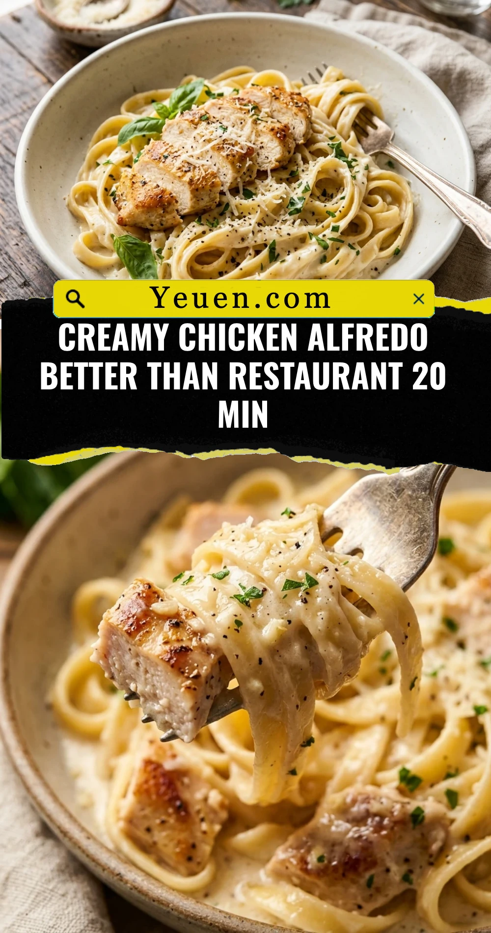 Creamy Chicken Alfredo Better Than Restaurant 20 Min