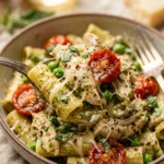 Creamy Chicken Pesto Pasta Christmas One Pot 20 Minute