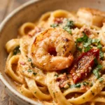 Creamy Tuscan Shrimp Pasta