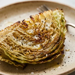 Crispy Cabbage Steaks Baked Easy Budget $10 Feed Family 4
